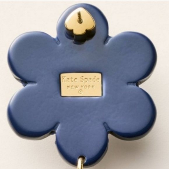Kate Spade ♠️💙 Blue Flower Earrings - Picture 2 of 5